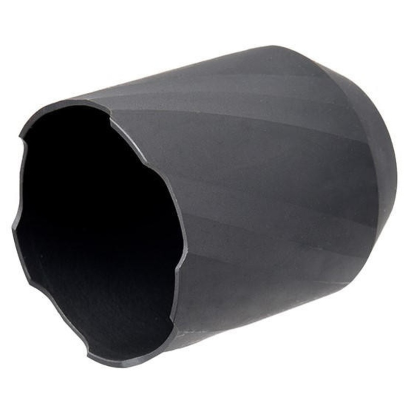 Atlas Custom Works Airsoft Compensator Blast Shield, Black