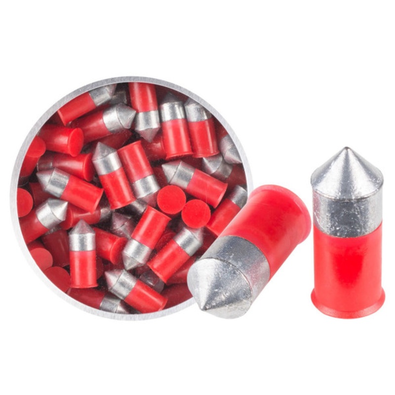 Crosman PowerShot Red Flight Penetrator .22 Cal 16.7 Grains Lead-Free Pellets, 100ct