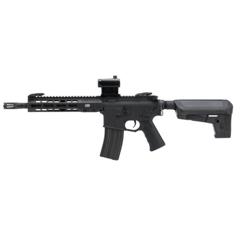 EMG Krytac Barrett Licensed REC7 DI AR15 Training SBR Airsoft AEG Rifle, Black