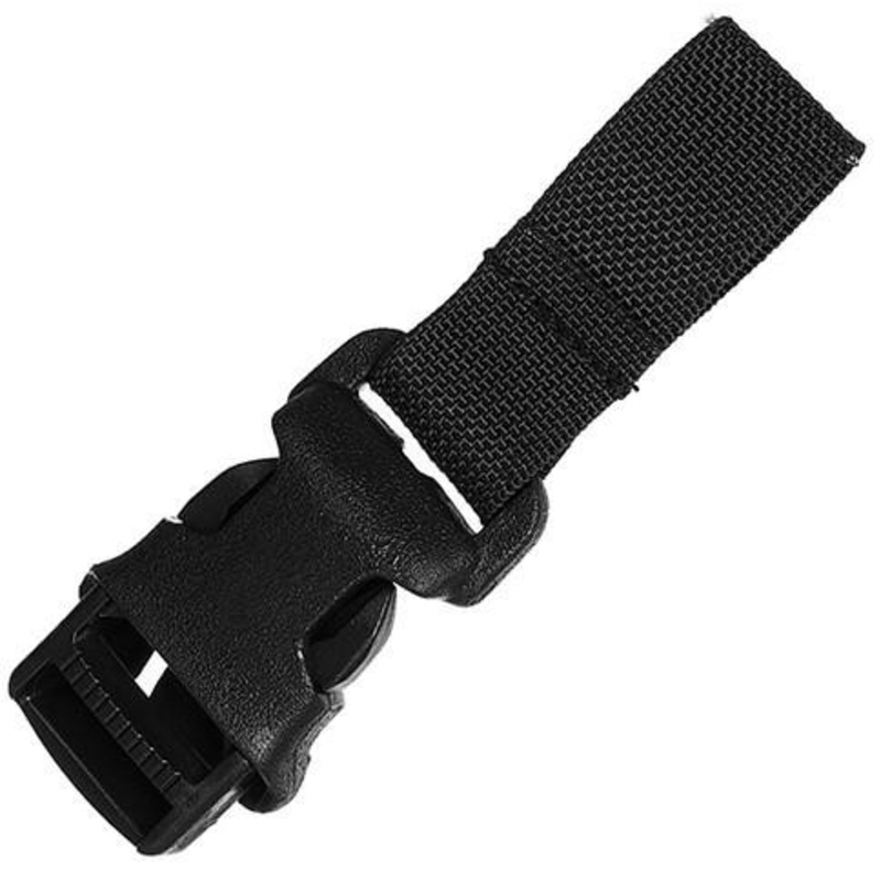 Lancer Tactical 3 Piece MOLLE Buckle System Set, Black