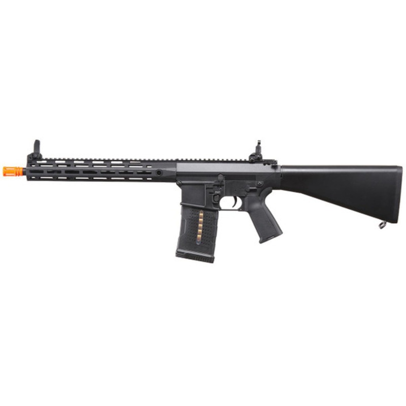 Lancer Tactical Battleaxe AEG Airsoft Rifle w/ Fixed Stock & MLOK Handguard, Black