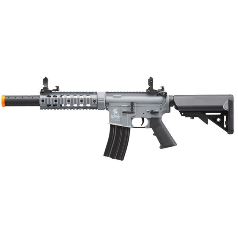 Lancer Tactical Gen 2 M4 SD Carbine Airsoft AEG Rifle, Gray