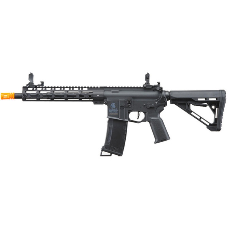 Lancer Tactical Gen 3 M-LOK 10 Airsoft M4 AEG Rifle with Delta Stock, Black