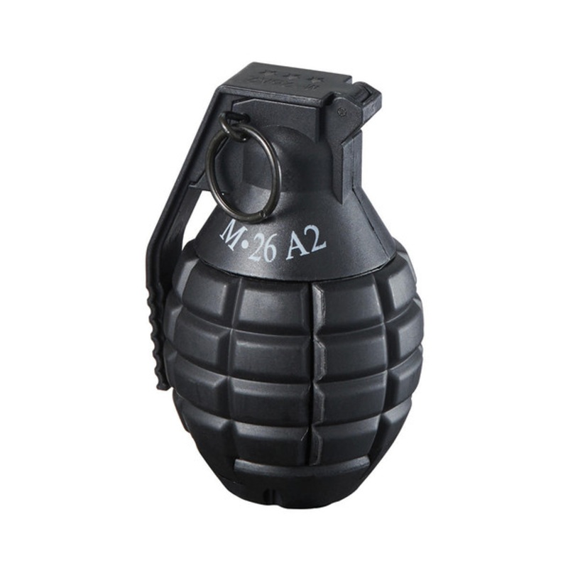 Lancer Tactical M26A2 Spring Powered Impact Airsoft Grenade, Black