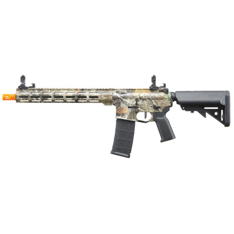 Lancer Tactical Viking 13 M-LOK Proline Series M4 Airsoft Rifle w/ Crane Stock, Real Tree Licensed Camo