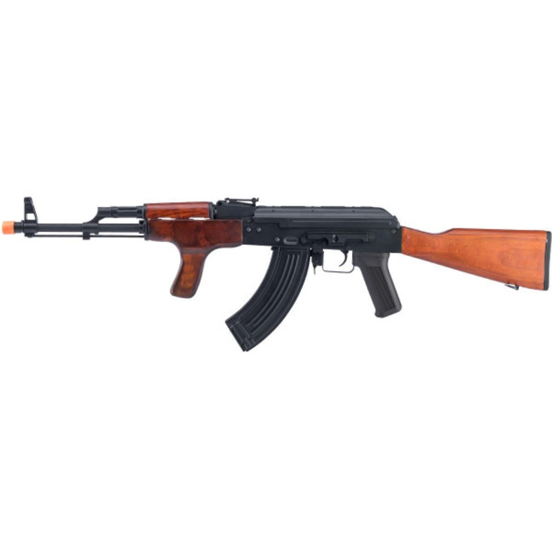 Matrix / S&T Stamped Steel AIMS-63 AK Airsoft AEG Rifle w/ G3 Electronic Trigger Gearbox, Real Wood