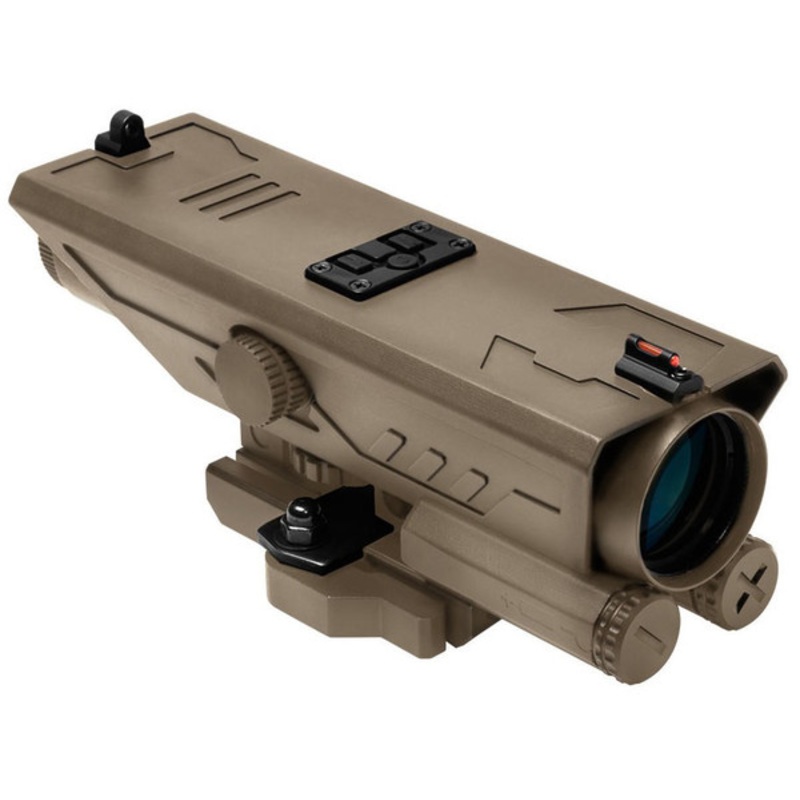 NcStar Delta 4×30 Sniper Reticle Scope w/ NAV LED, Tan