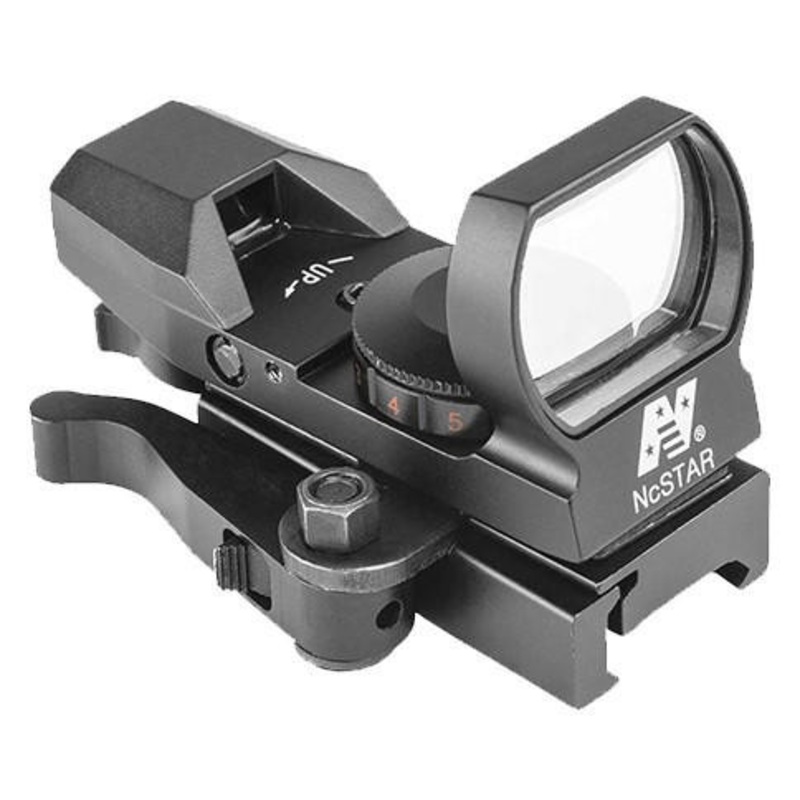 NcStar Red & Green Reflex Sight with 4 Reticles, Black