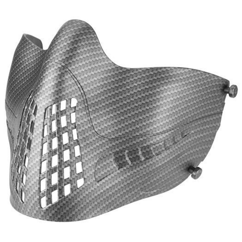 UK Arms Lower Attack Face Protection, Carbon Fiber