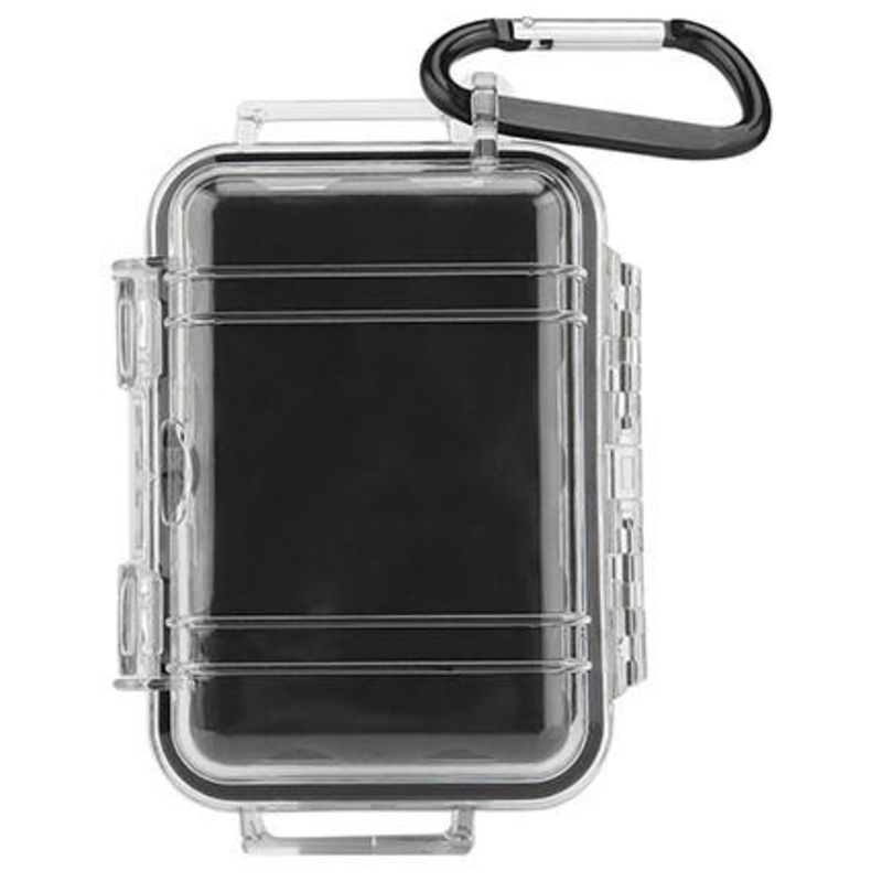 UK Arms Micro Storage Case, Clear/Black