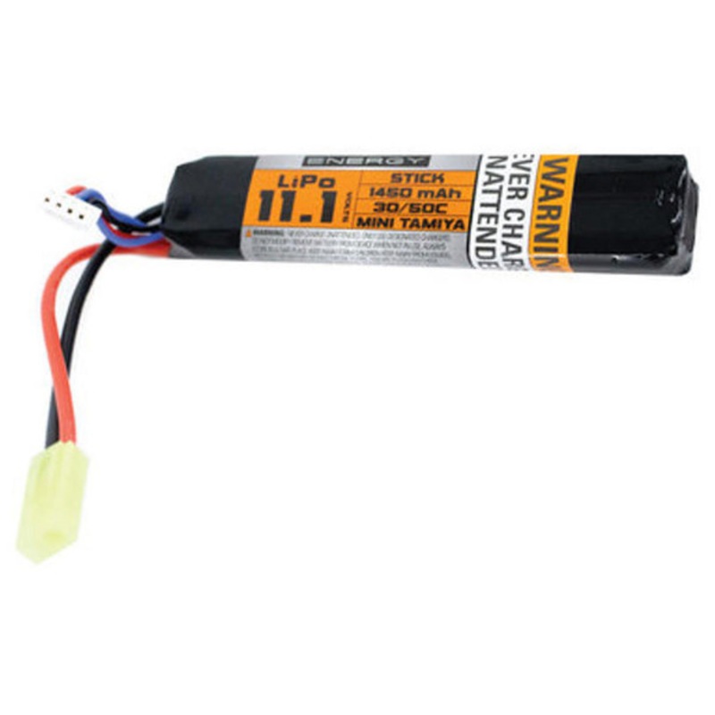 Valken LiPO 11.1v 1450mAh 30C/50C Stick Small Tamiya Airsoft Battery