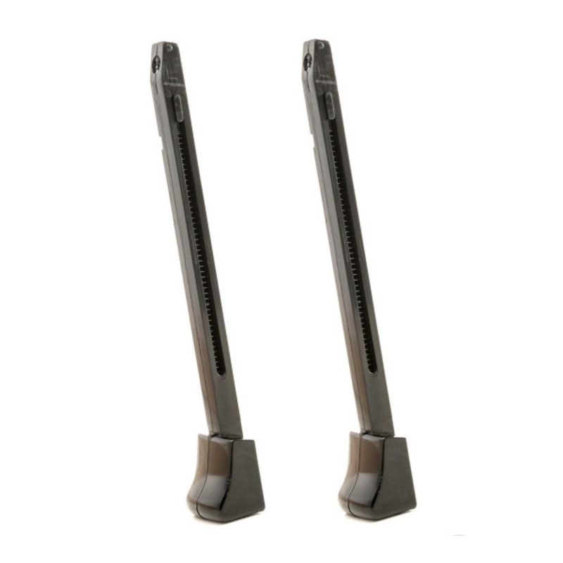 Walther PPK/S CO2 .177 Cal BB Pistol 15rd Magazine, 2 Pack, Black