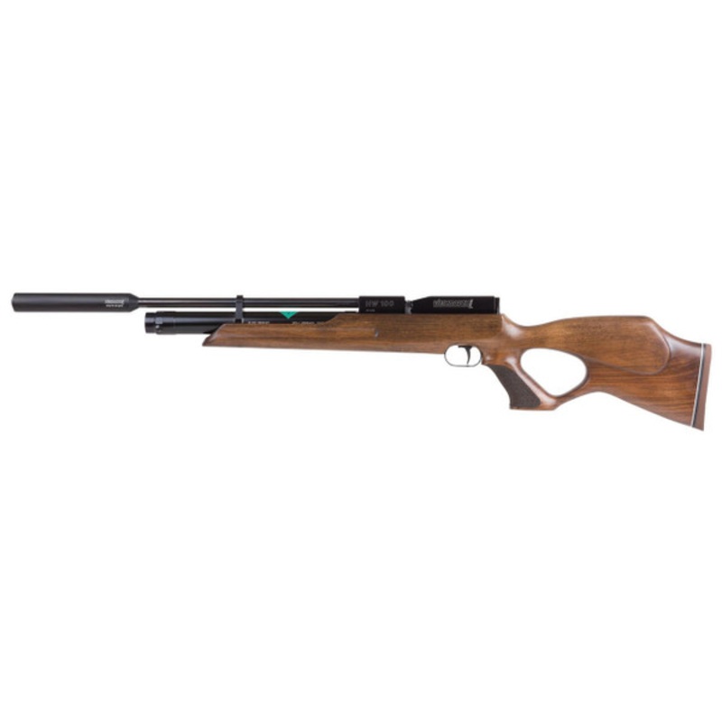 Weihrauch HW 100 TK PCP Walnut Thumbhole .22 Air Rifle, Wood