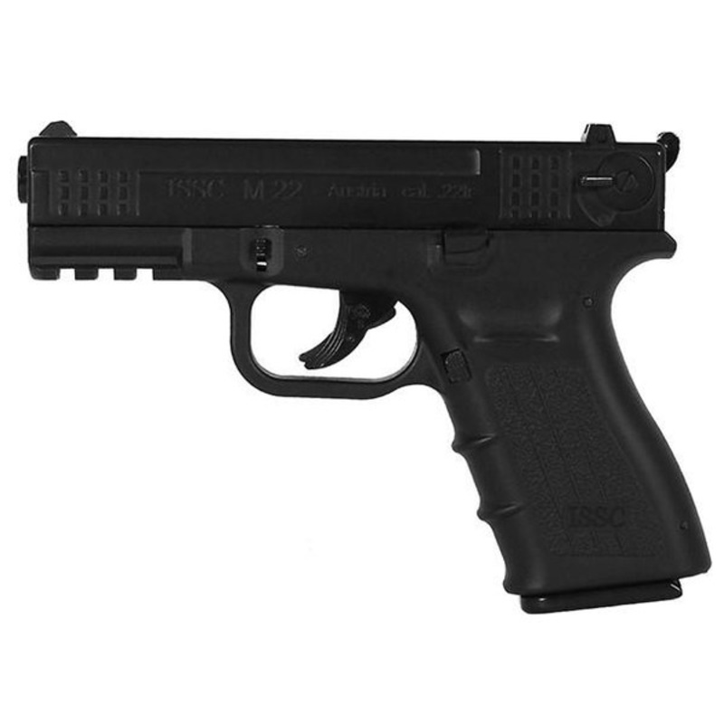 ASG ISSC M22 .177 Cal CO2 Non-Blowback Airgun Pistol, Black