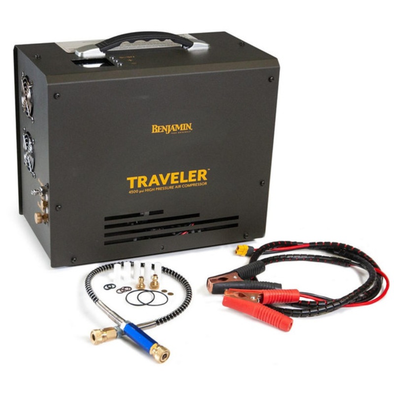 Benjamin Traveler 4500 PSI Portable Compressor, Digital Gauge