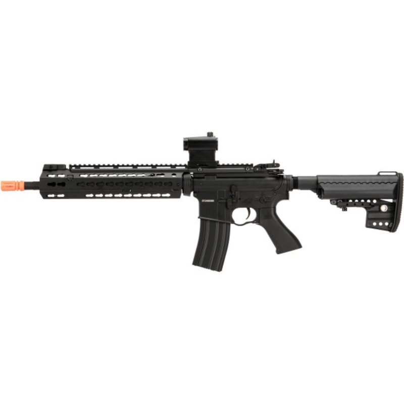 CYMA Keymod-S Full Metal M4 Airsoft AEG Rifle, Black