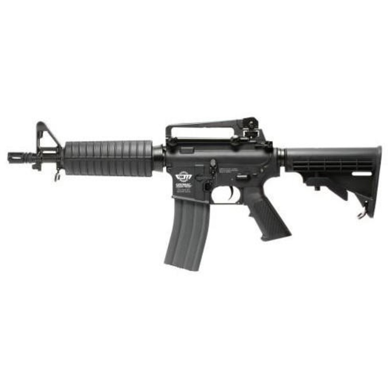 G&G CM16 Carbine Light AEG Airsoft Rifle w/ Battery and Charger, Black