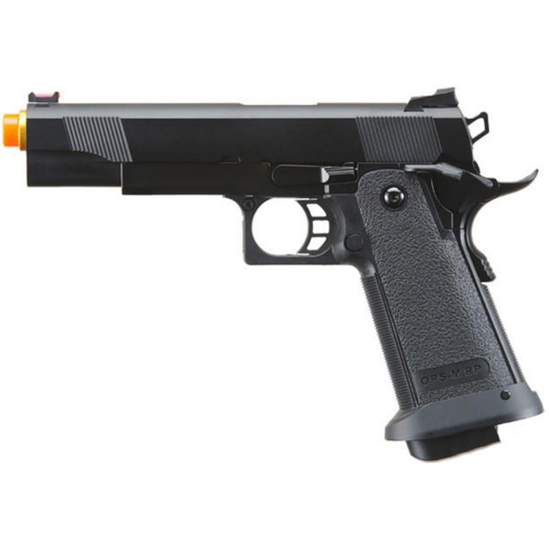 Golden Eagle 3333 Hi-Capa GBB Airsoft Pistol, Black