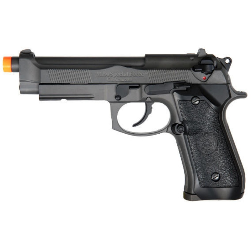 HFC M9 Semi-Auto Gas Blowback GBB Airsoft Pistol, Black
