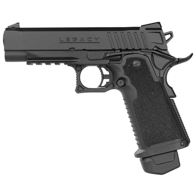 ICS Hi-Capa Legacy GBB Airsoft Pistol, Black