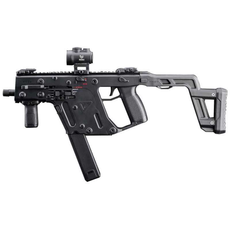 Krytac KRISS Vector Gas Blowback SMG Airsoft Rifle, Black