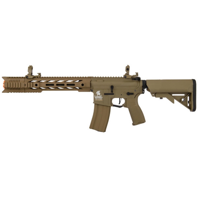 Lancer Tactical Hybrid Gen 2 10 Interceptor M4 Airsoft AEG Rifle, Tan