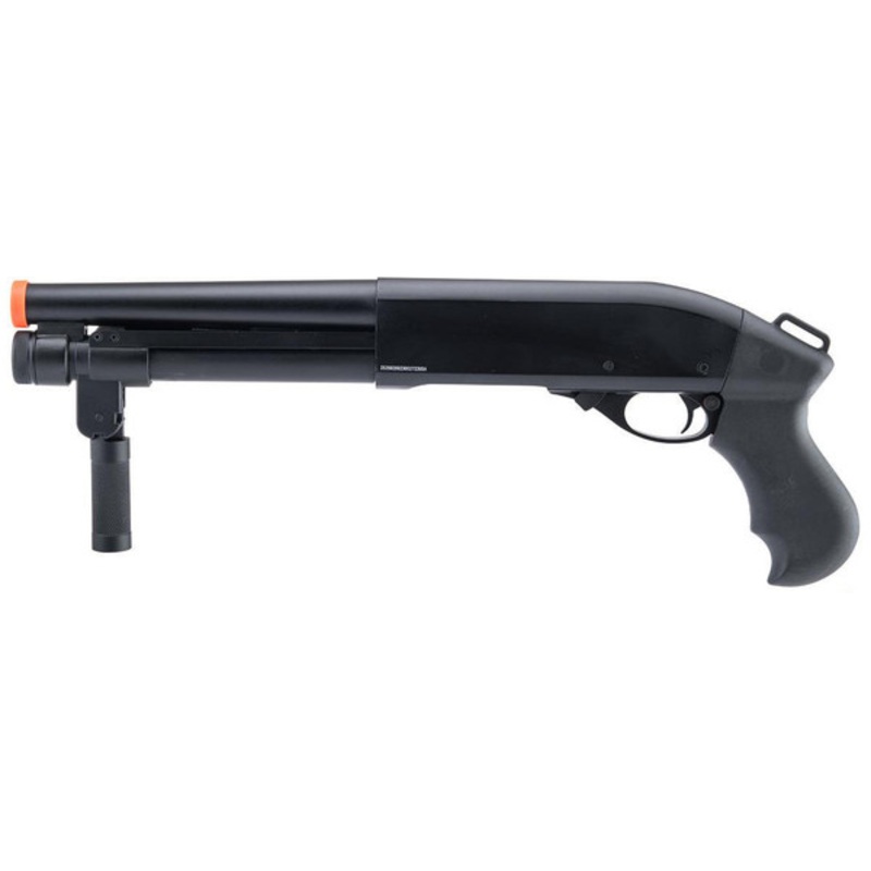 Matrix 3/6 Burst Firing Super CQB Multi-Shot Gas Powered Airsoft Shotgun, Black