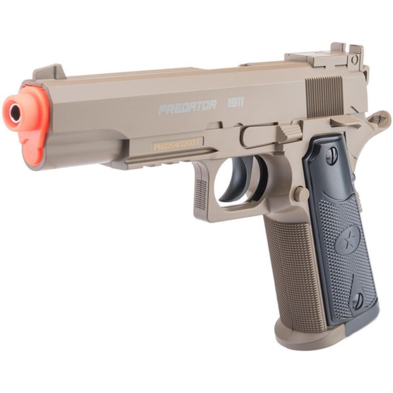 Matrix Predator 1911 Non-Blowback CO2 Airsoft Pistol, Storm