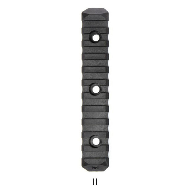 PTS Enhanced M-LOK Rail Section 11 Slots, Black