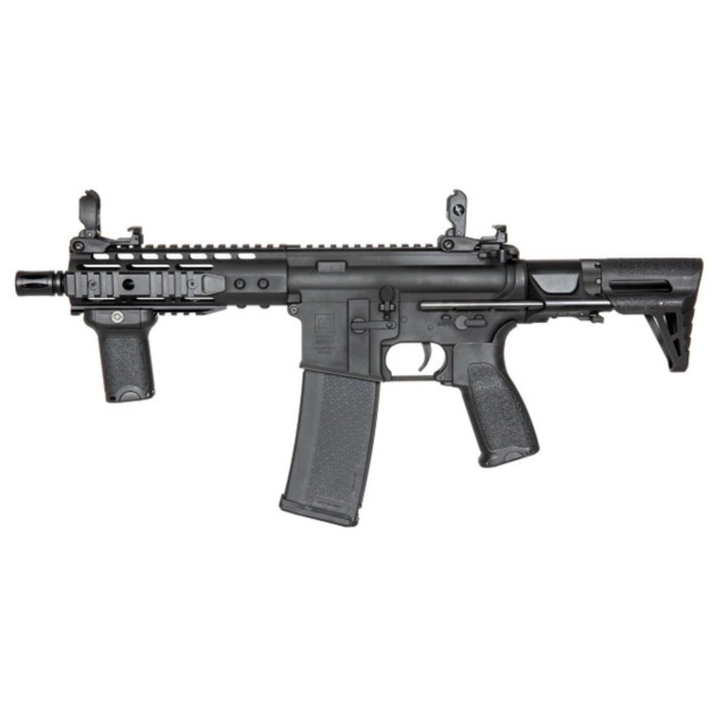 Specna Arms PDW EDGE Carbine M4 Airsoft AEG Rifle, Black