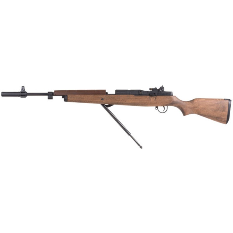 Springfield Armory M1A Underlever .177 Pellet Air Rifle, Wood Stock