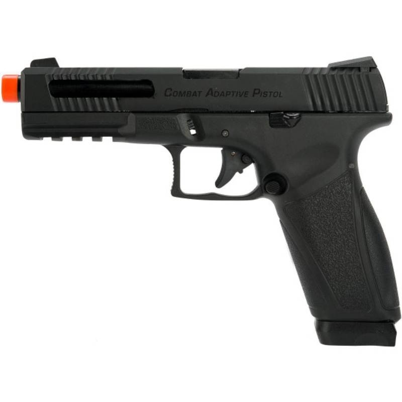 APS A-CAP Combat Adaptive CO2 Blowback Airsoft Pistol, Black