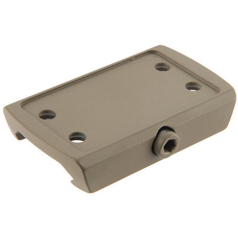 Atlas Custom Works Low Mount For Solar Power Red Dot, Tan