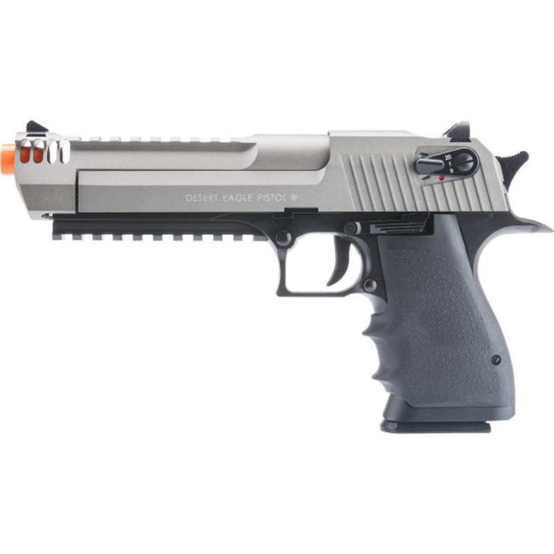 Cybergun Magnum Research Licensed Desert Eagle L6 CO2 GBB Airsoft Pistol, Two-Tone