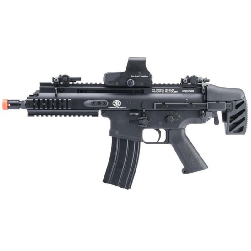 CYMA FN Herstal-Licensed Advanced SCAR-SC Compact Airsoft AEG Rifle, Black