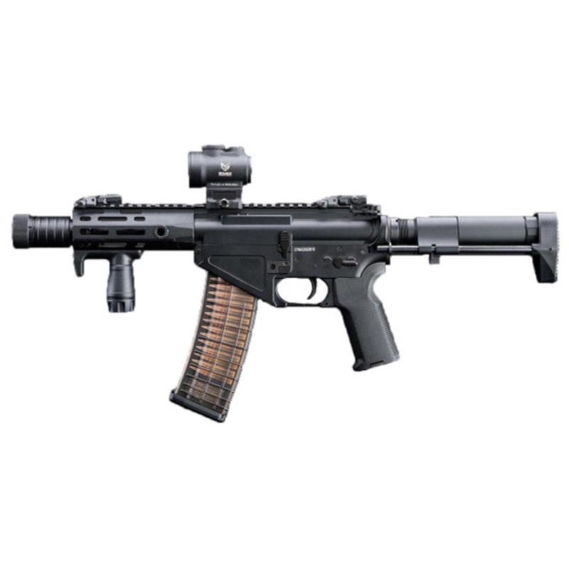 CYMA Platinum AR-47 QBS 5 M-LOK PDW Airsoft AEG Rifle, Black