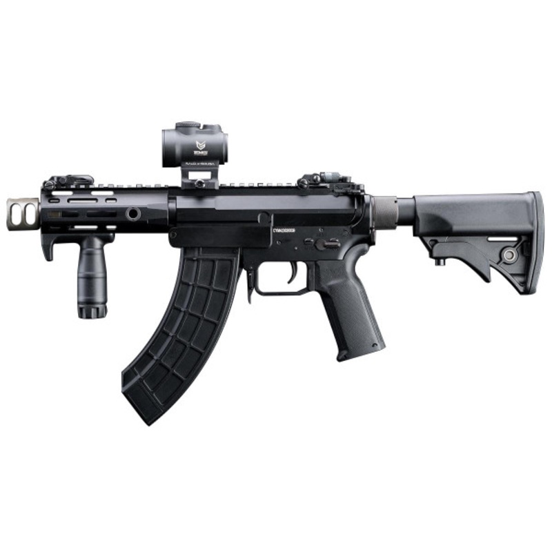 CYMA Platinum SR-47 MK47 QBS 5 M-LOK Airsoft AEG Rifle, Black