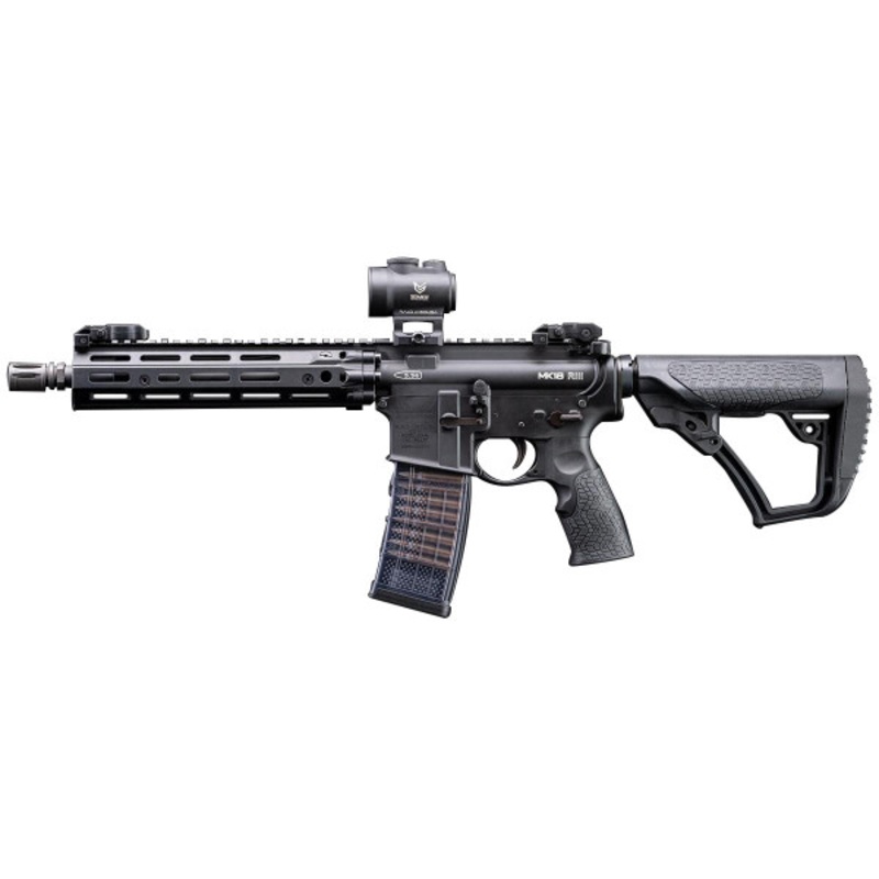 EMG CYMA CGS Series Daniel Defense Licensed DDM4 MK18 RIII Series GBB Airsoft Rifle, Black