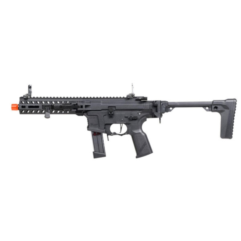 G&G FAR 9 Airsoft AEG Rifle w/ Folding Handguard and Stock, Black