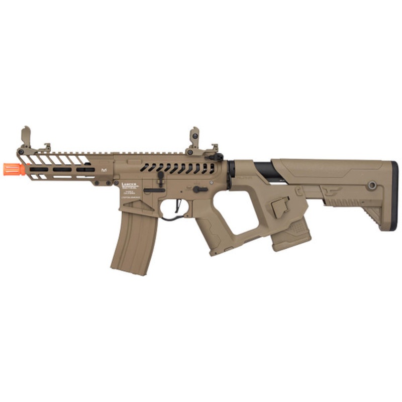 Lancer Tactical Low FPS ProLine Enforcer Needletail Skeleton Airsoft AEG Rifle, Tan