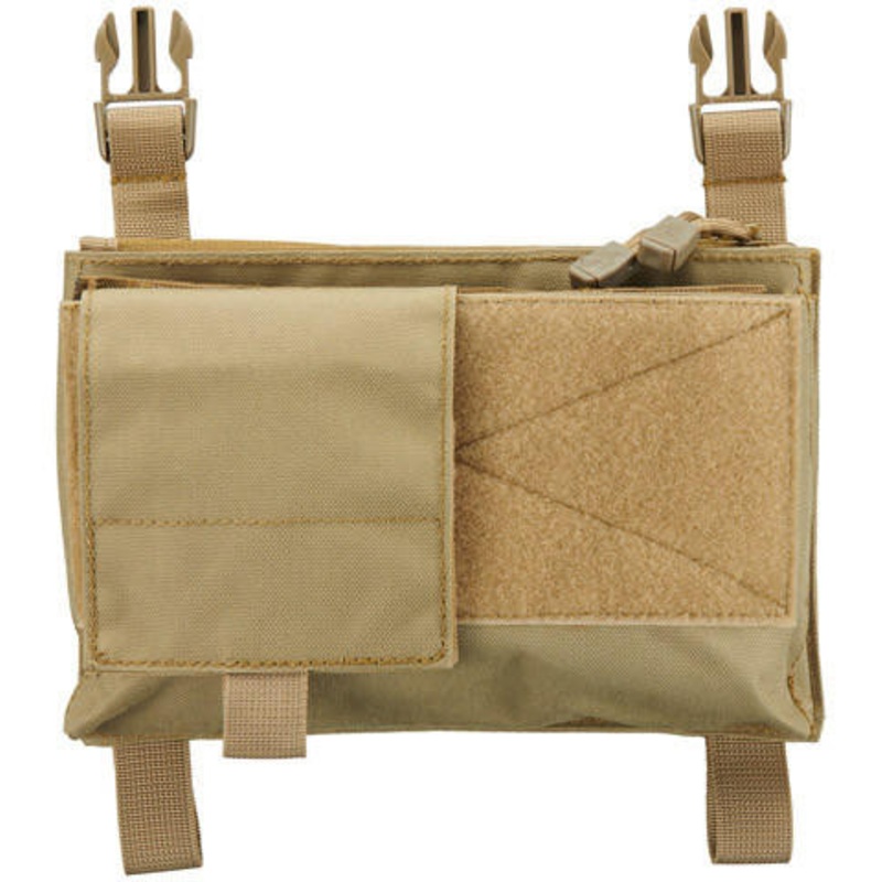 Lancer Tactical MK4 Fight Chassis Buckle Up Pouch Panel, Tan