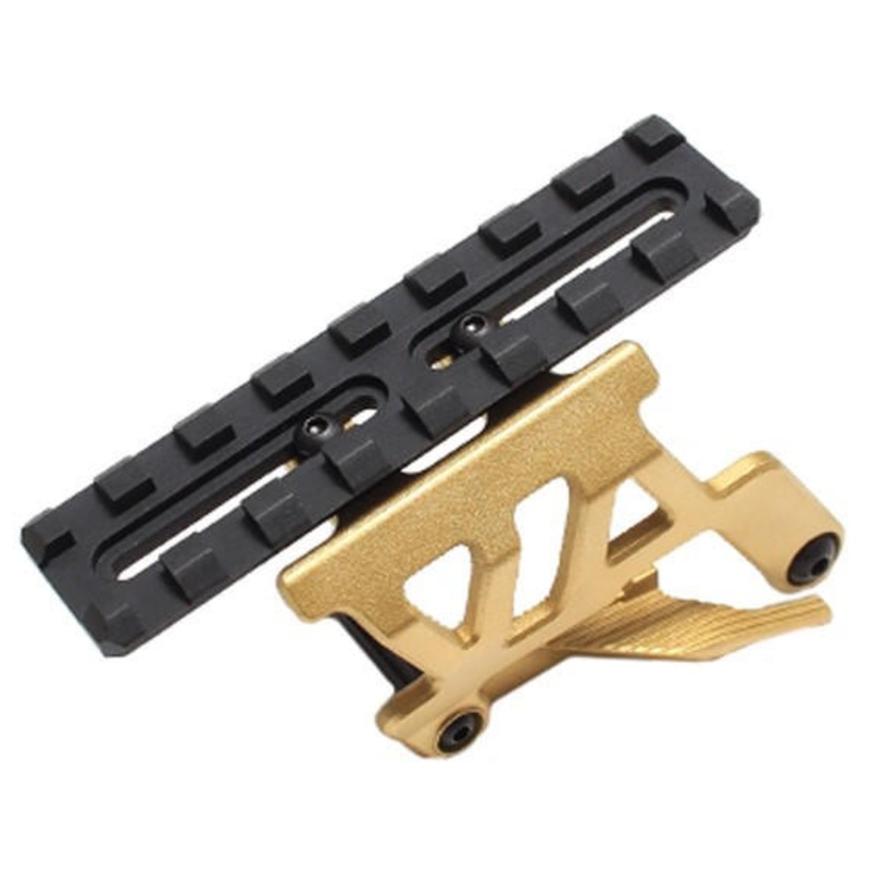 Laylax Aluminum Custom Neo Scope Mount Base for Tokyo Marui Hi-Capa 5.1 & 4.3 Series GBB Pistols, Gold