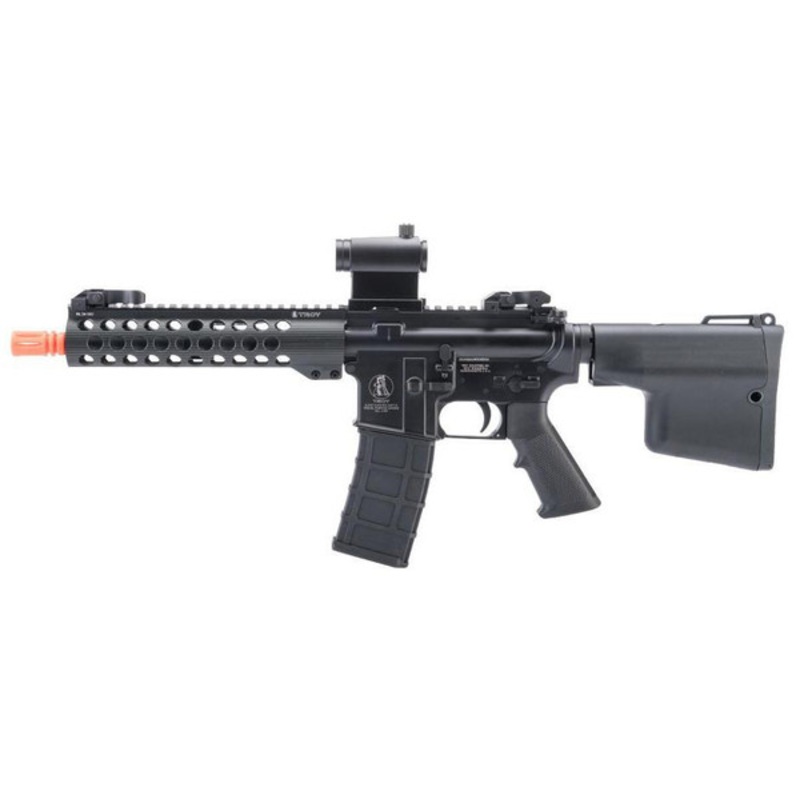Matrix Troy Industries Licensed 9 BattleRail M4 GBB Airsoft Rifle, Black