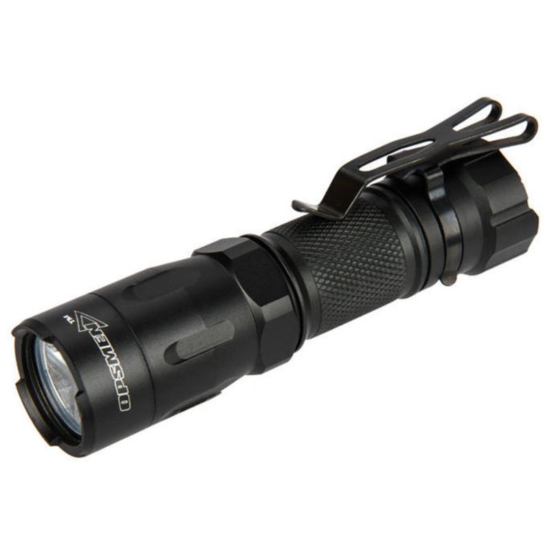 Opsmen Tactical 800 Lumen Strobe Flashlight, Black