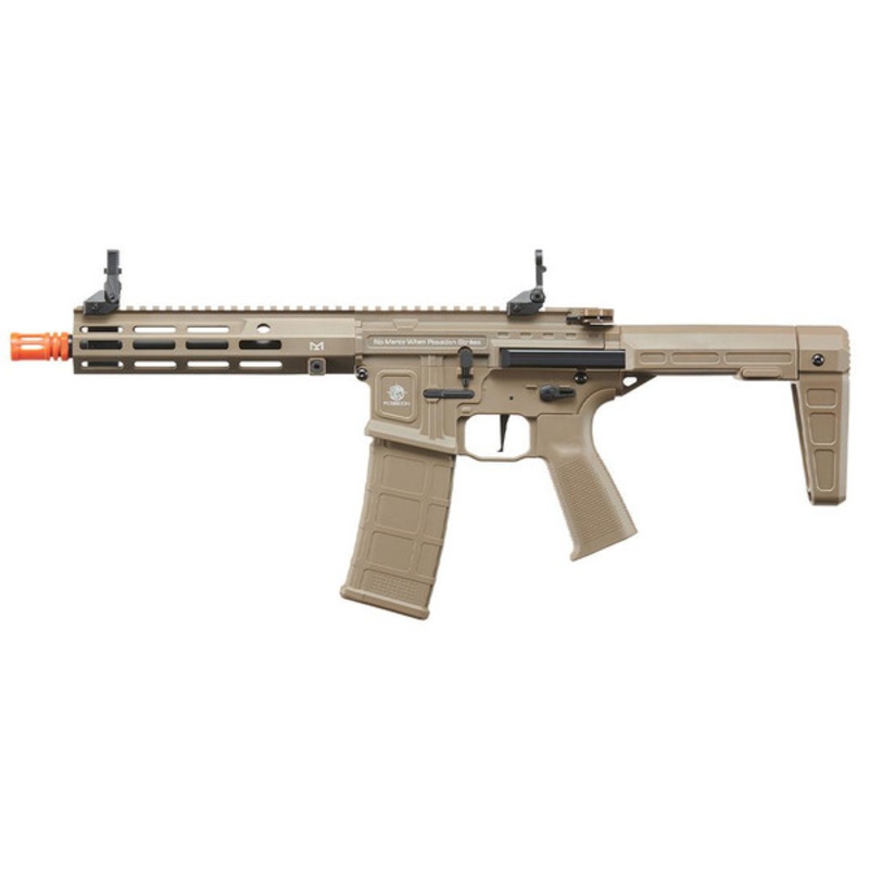 Poseidon Punisher 9 PDW AEGR Airsoft Rifle w/ Medusa Mosfet, Tan