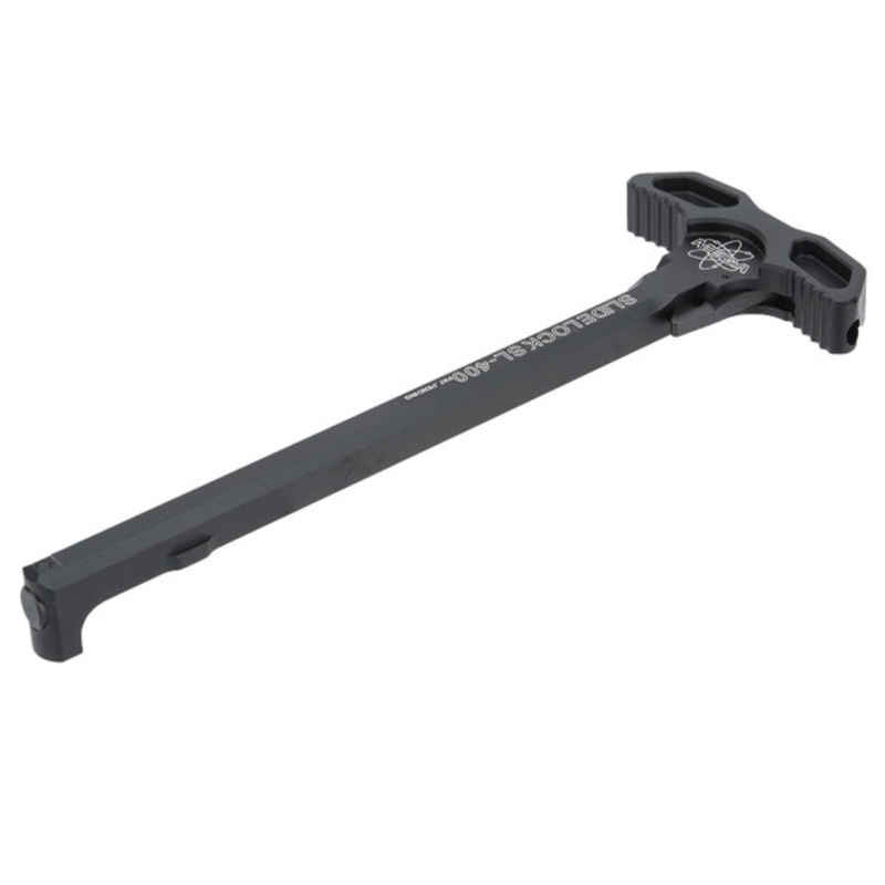 PTS Mega Arms AR-15 Slide Lock Airsoft Charging Handle, Black