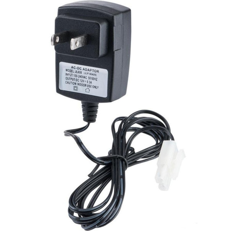 Standard NiMh/NiCd 12V DC Wall Charger, Large Tamiya