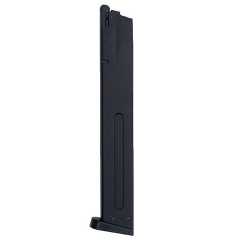 Vorsk Airsoft VM/Osiris Series 50rds Extended Gas Magazine, Black
