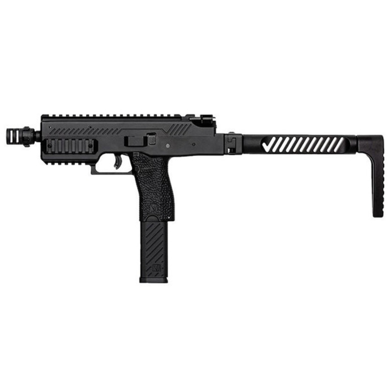 Vorsk Airsoft VMP-1 Gas Blowback SMG Airsoft Rifle, Black