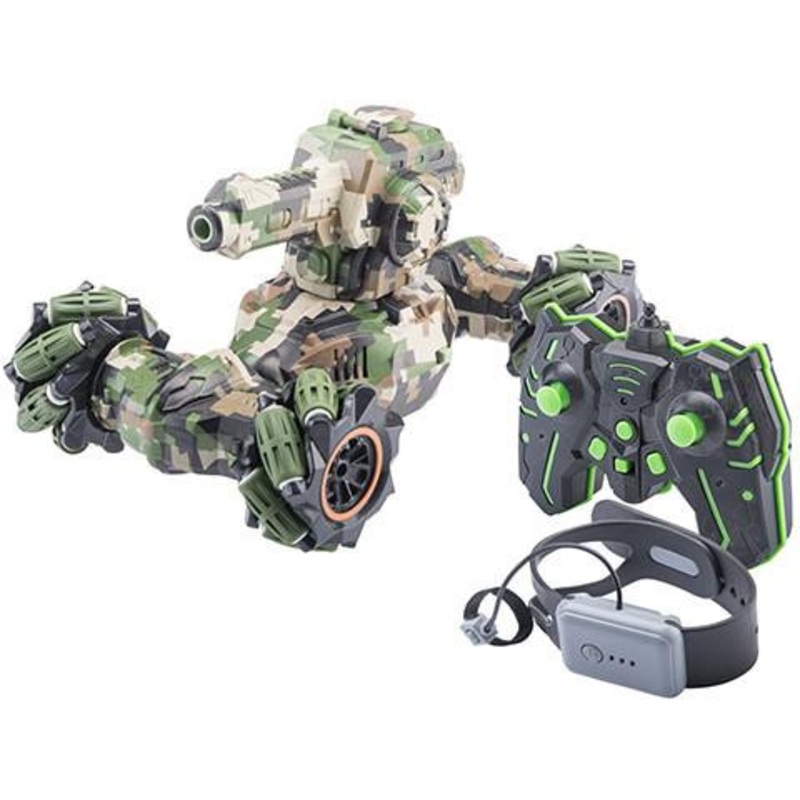 2.4G RC Twist Tank w/ Gel Blaster Cannon, Green Camo